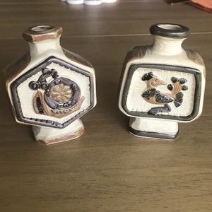 Two farmcore/cottagecore antique ceramic trinkets